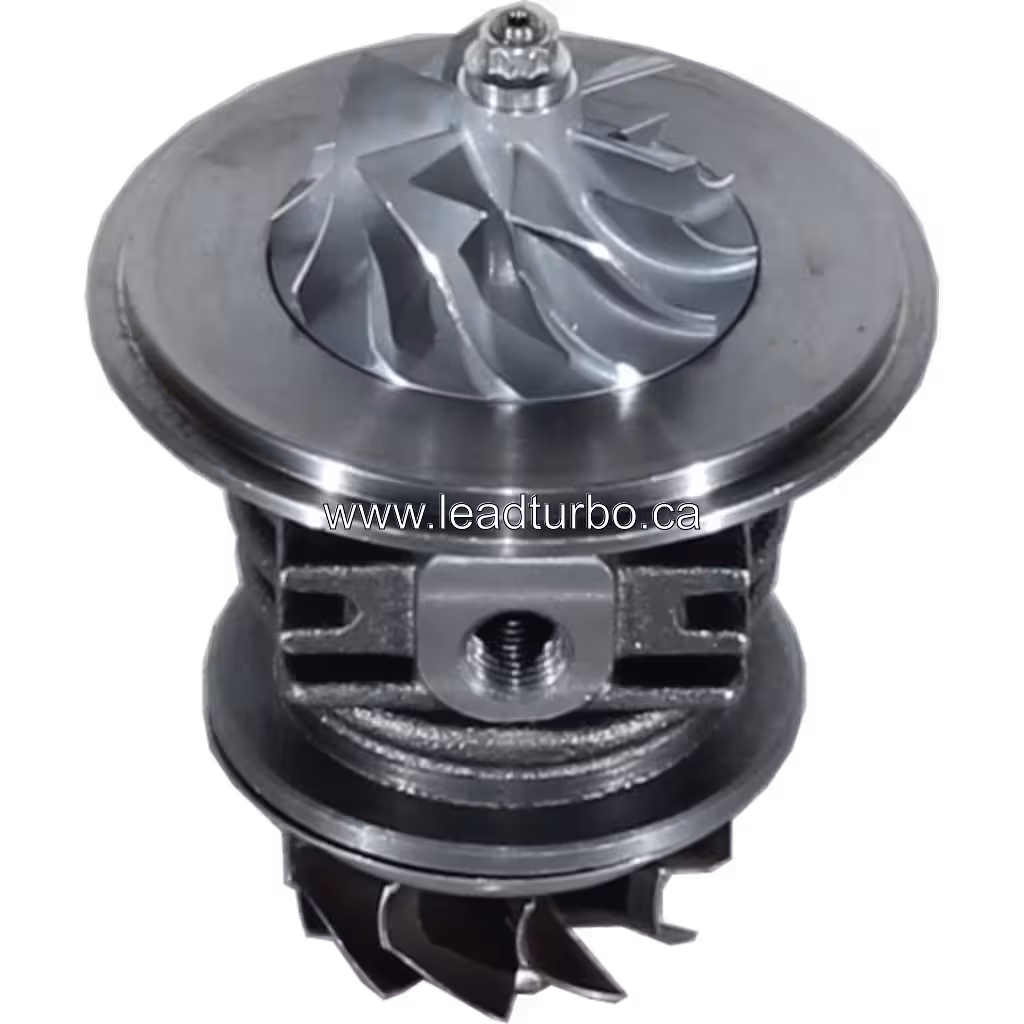 443854-0065 turbo core top 45-degree view with mounting flange