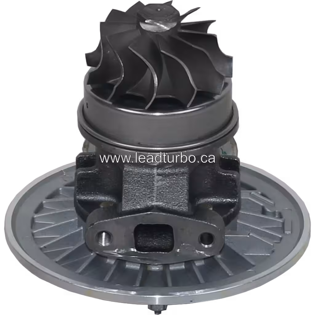 447450-0008 turbo core bottom view showing compressor wheel