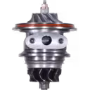 FOR 49177-01510 TD04-09B turbocharger core front view showing turbine and compressor wheels