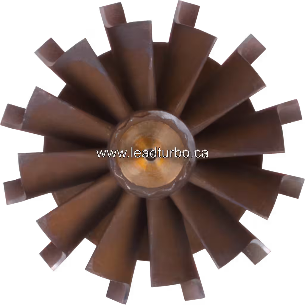 Roue de turbine 49187-01010 TW vue de dessus