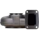 Loge turbine HY55V 504252142 vue de face, métal gris avec bride rectangulaire