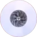 FOR 52239702840 J96 turbo core with silver compressor wheel and curved blades