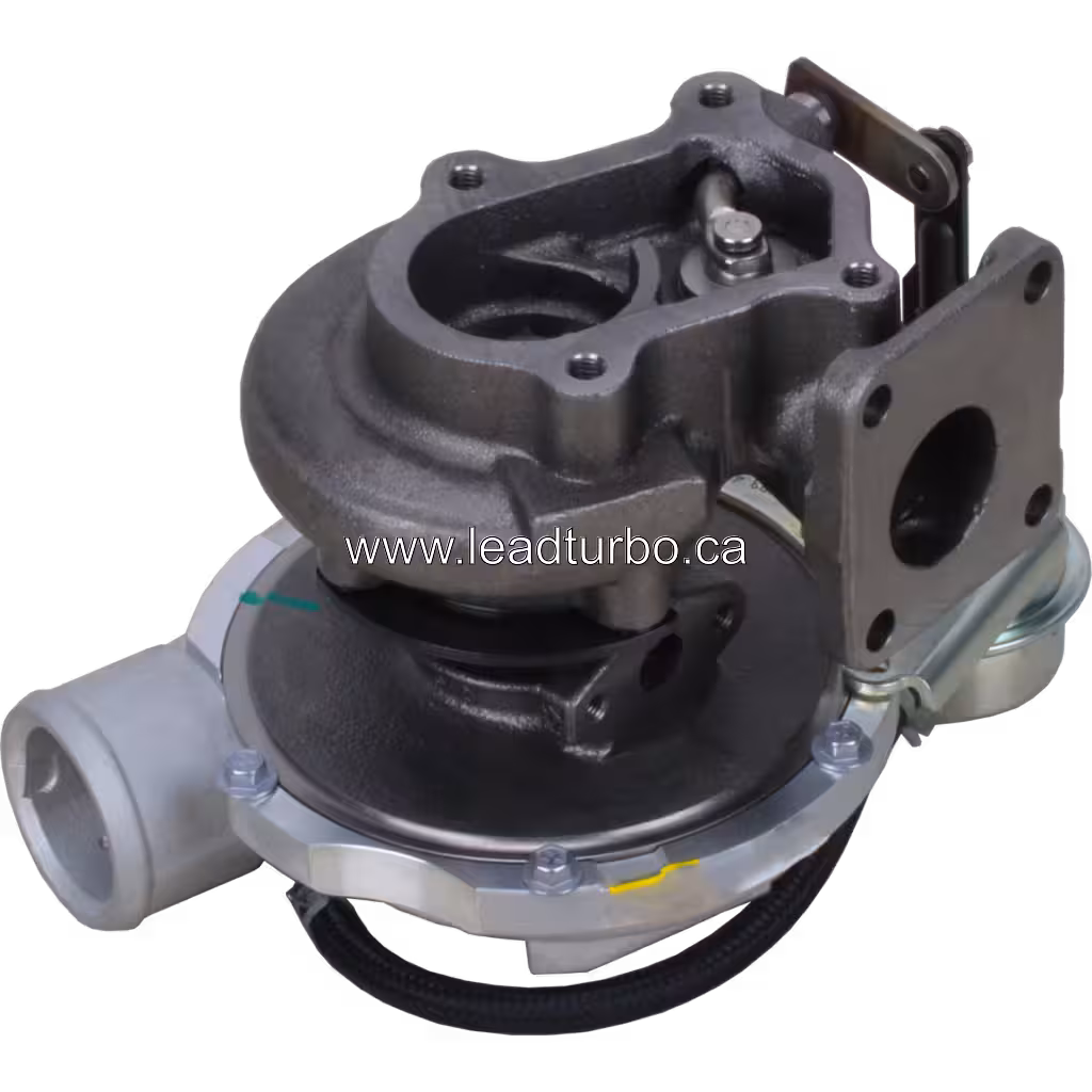 GT2056S turbocharger actuator and housing detail
