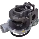 GT2056S turbocharger actuator and housing detail