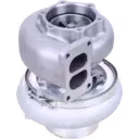 6505-65-5091 Turbocharger bottom view with flanged connections