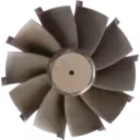 Top view of 754195-0002 turbine wheel for CAT C18 application