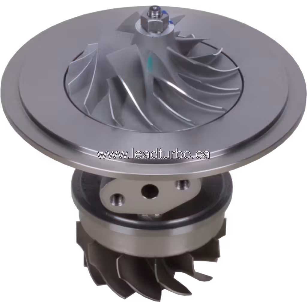 Industrial turbo core assembly side view