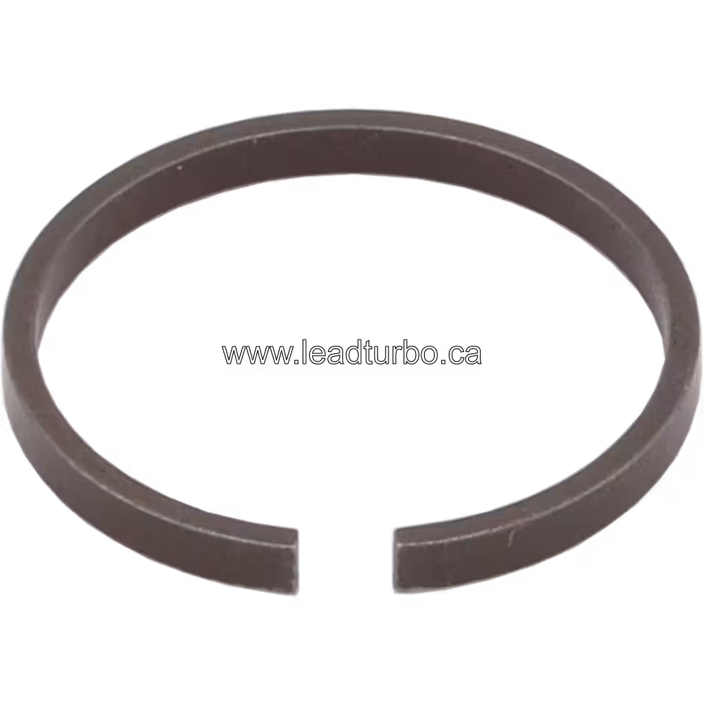 Angled view of metallic split ring for Perkins 1106D turbo