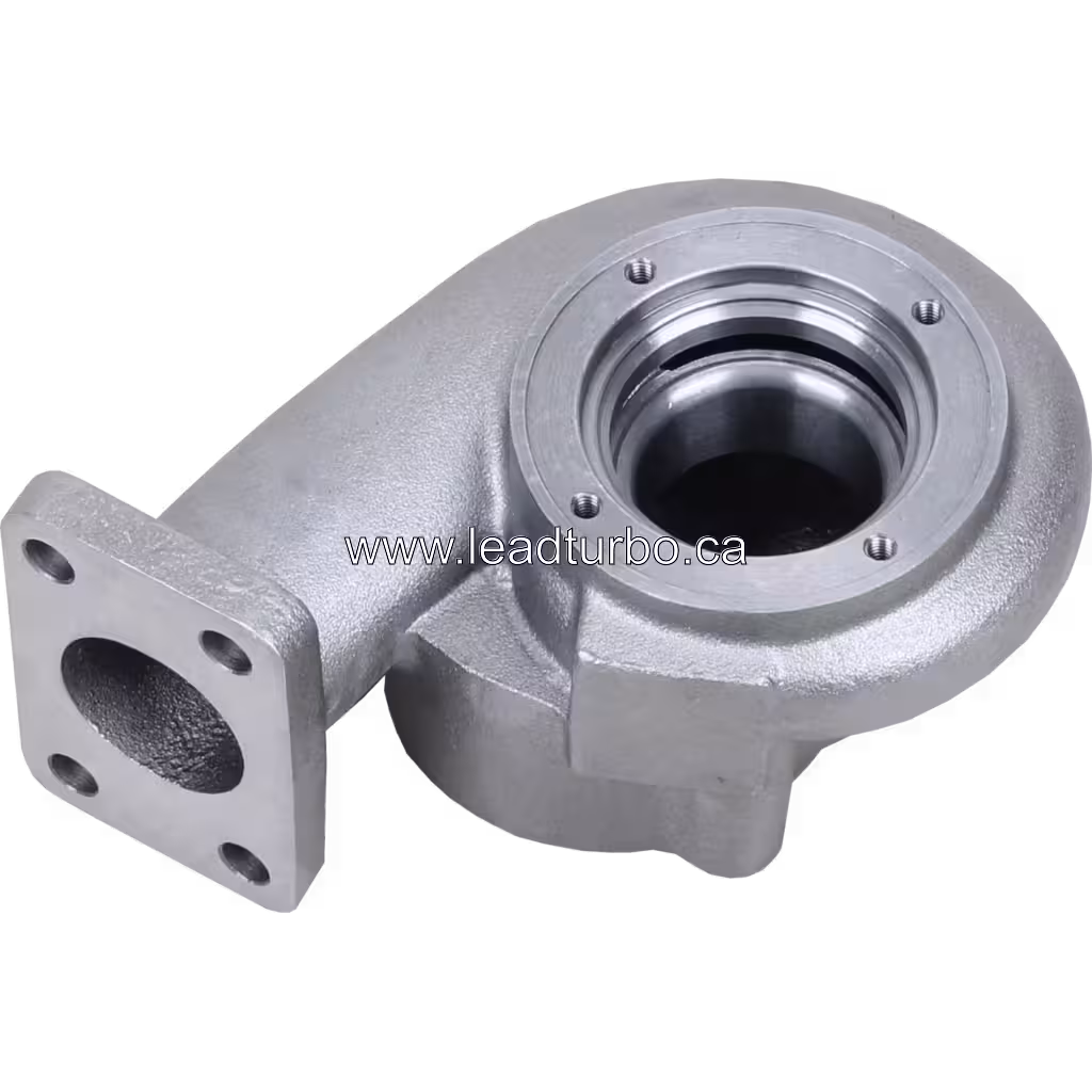 Détail des brides du carter turbine turbo