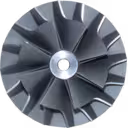 Aftermarket turbo compressor wheel replacement part