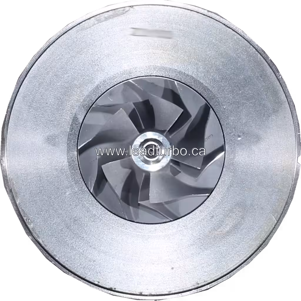 Core CT12B 17201-17040 vue avant avec roue compresseur et turbine