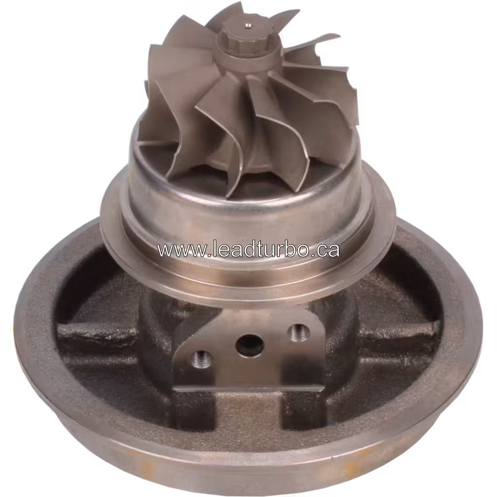 Core turbo FOR 316850 vue de dessous 45 degrés avec flange de montage