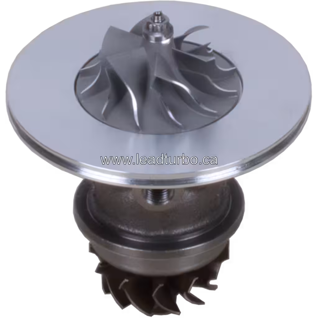 Vue du dessus du core turbo 53167100527 montrant l'inducteur du compresseur