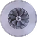 Core de turbocompresseur S200S053 FOR RE508693 vue de face