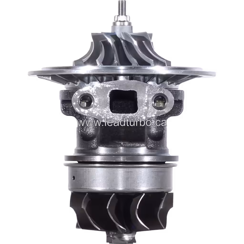 Vue avant du core de turbocompresseur TO4B65 408077-0104 pour CAT 926E