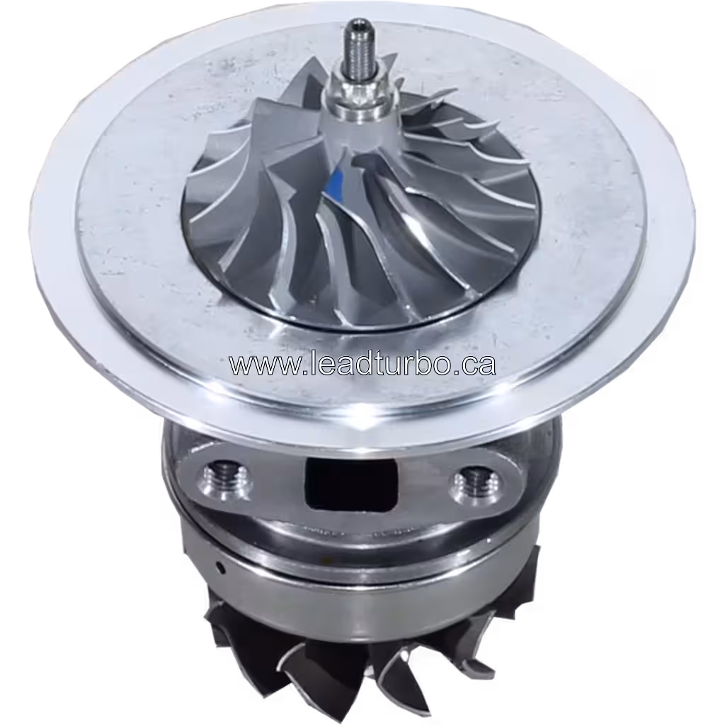 Core turbo avec roue compresseur et turbine visible, réf. 408077-0104