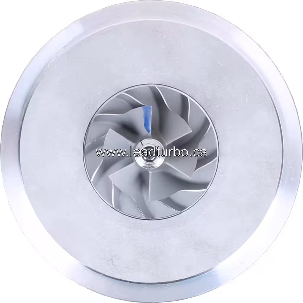 GTA2056LV turbocharger core FOR 14411EB300 front view showing compressor wheel