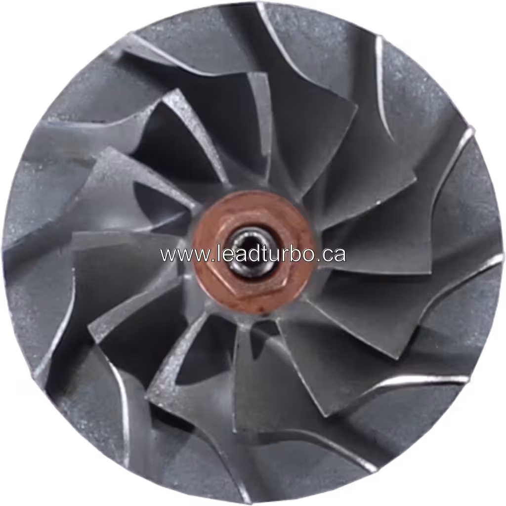 Détail du rotor de turbocompresseur J96