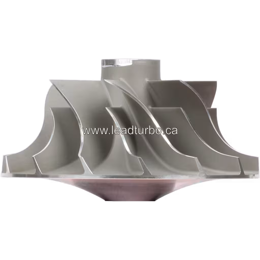 Roue de compresseur 169410 S4DS vue avant, aubes radiales et moyeu central