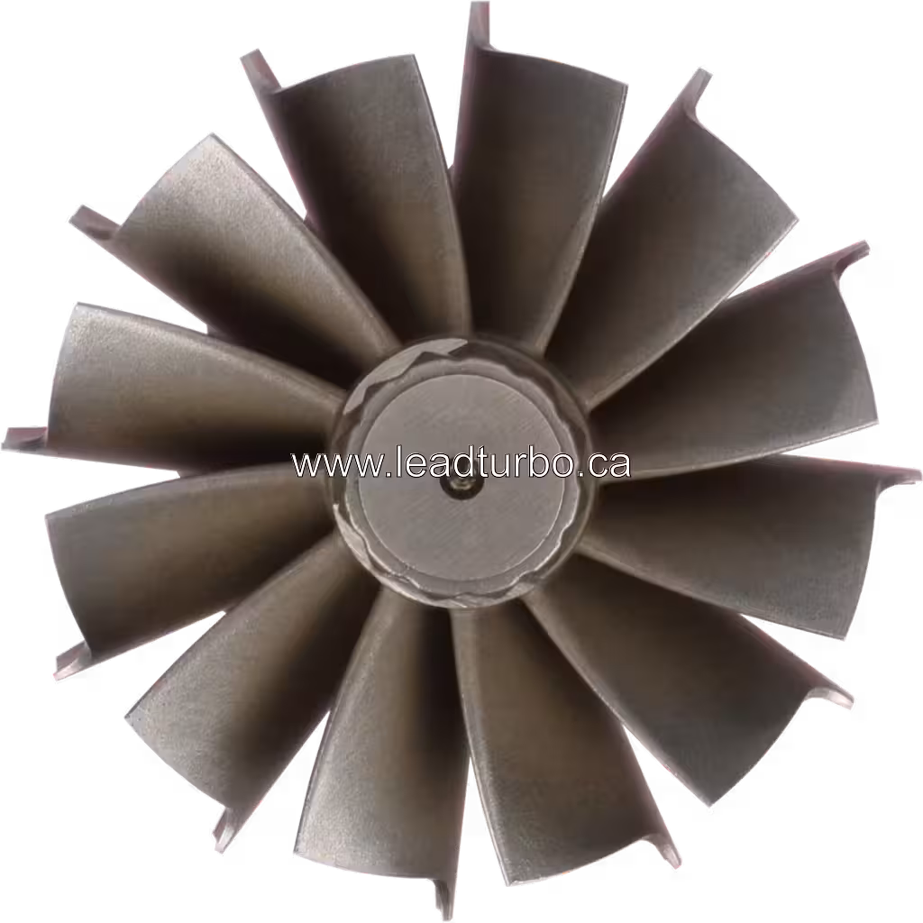 Assemblage de roue de turbine Perkins CV8 360G avec arbre fileté