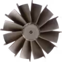 Assemblage de roue de turbine Perkins CV8 360G avec arbre fileté