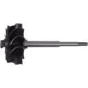 Vue de profil de la roue de turbine 3523202 TW avec arbre fileté