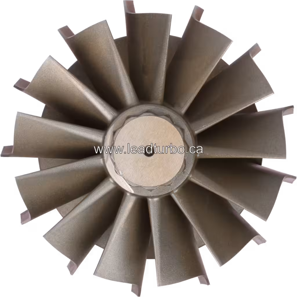 Roue de turbine 3535721-CAST-2 HX83 pour Cummins QSK60 Marine top view