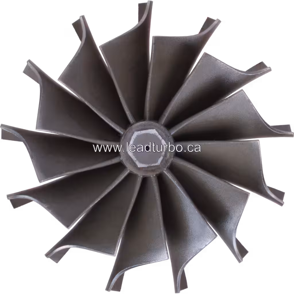 Détail roue turbine KTR130-11F moteur SA6D155-4A