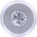 S1760-E0101-BCW-G RHG8V turbo core front view showing compressor wheel