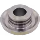 Front view of S400 Thrust Ring with central bore and concentric grooves