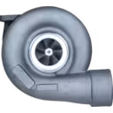 Komatsu D155 turbocharger replacement assembly