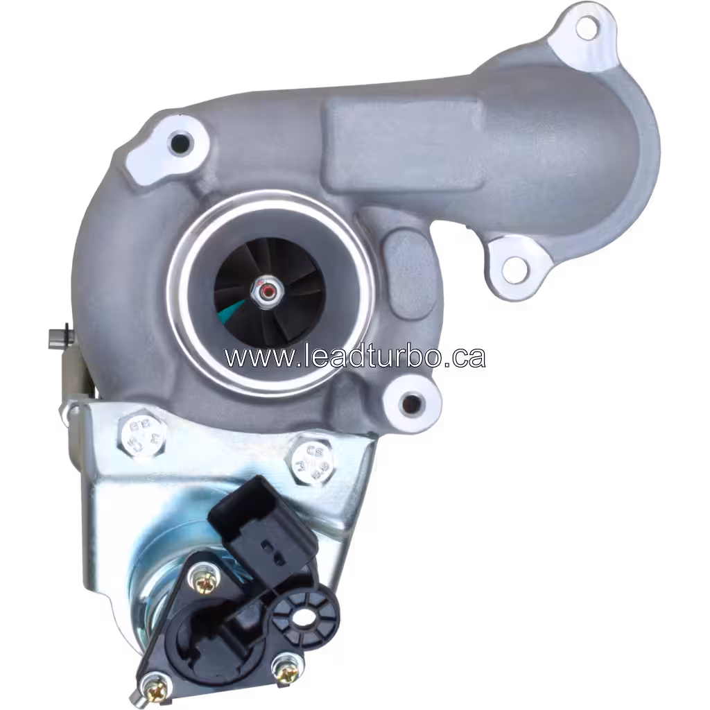 Turbocompresseur Peugeot 208 1.6 HDI vue cote