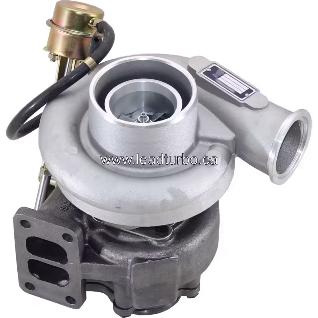Turbocompresseur 3532042 HX35W pour Cummins 6BTAA 210PS 45 degree view