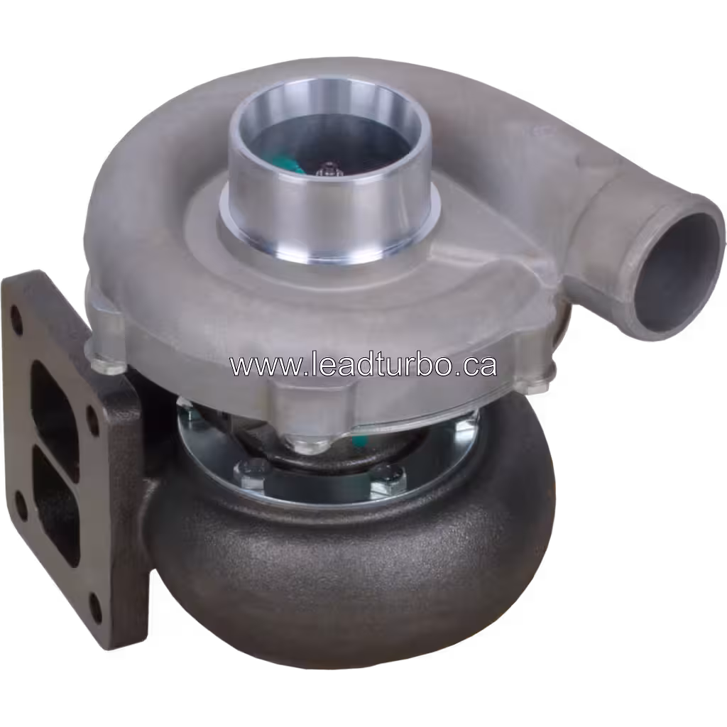 Turbocompresseur 466820-0004 Isuzu 6BG1 vue dessus avec carter de compresseur