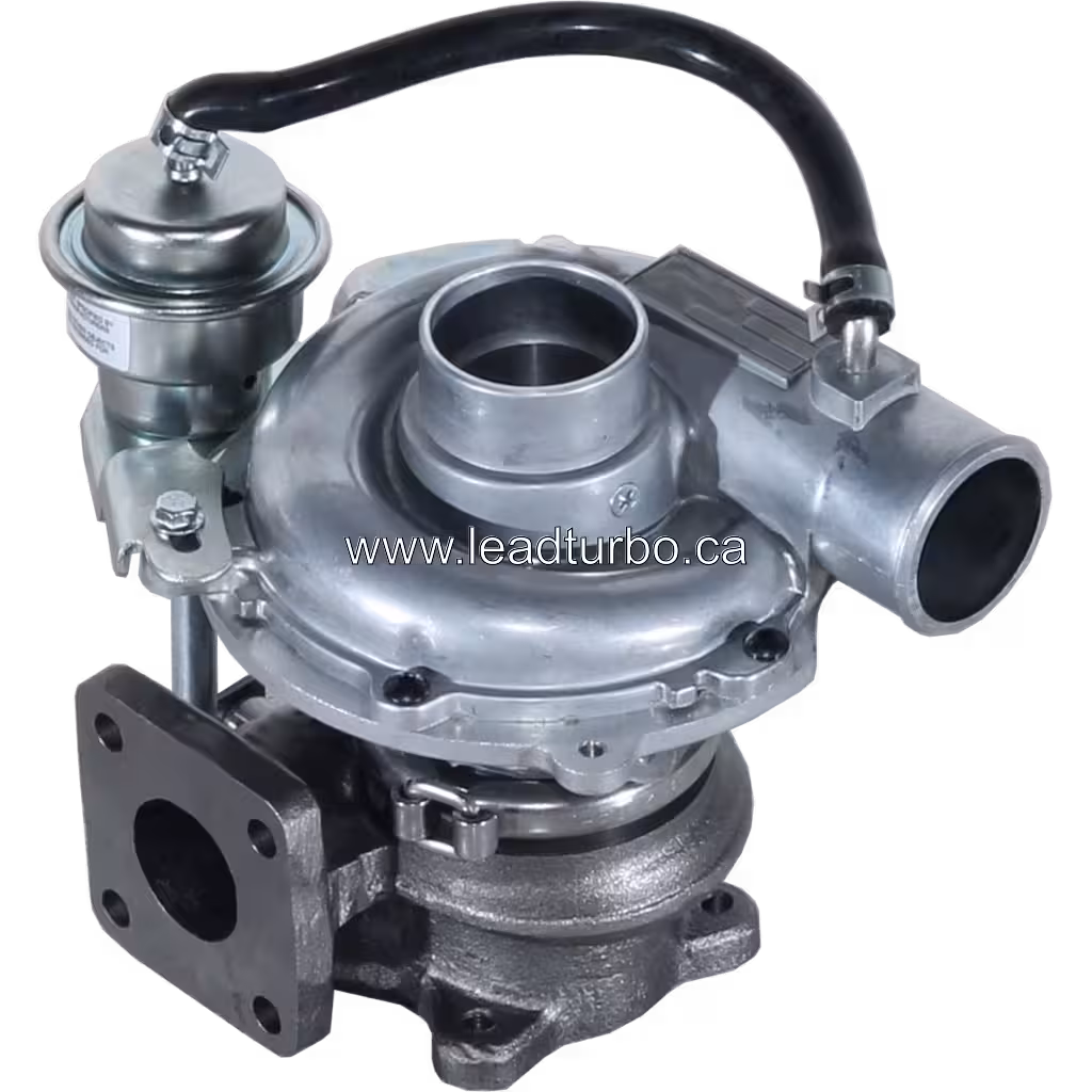 Vue du turbocompresseur Isuzu 4JB1T avec actionneur de soupape de décharge intégré