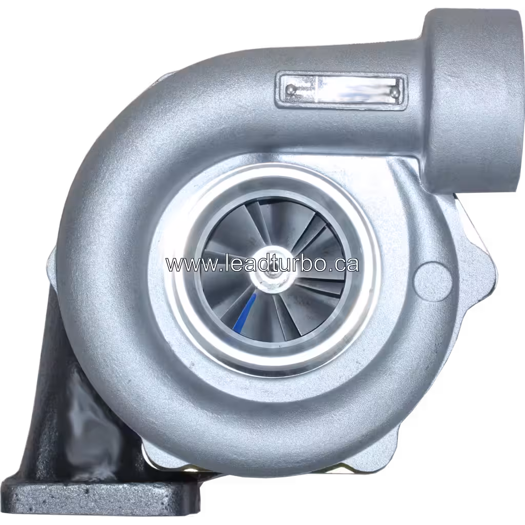 Turbocompresseur AR100241 TO4B87 pour John Deere 6466 front view