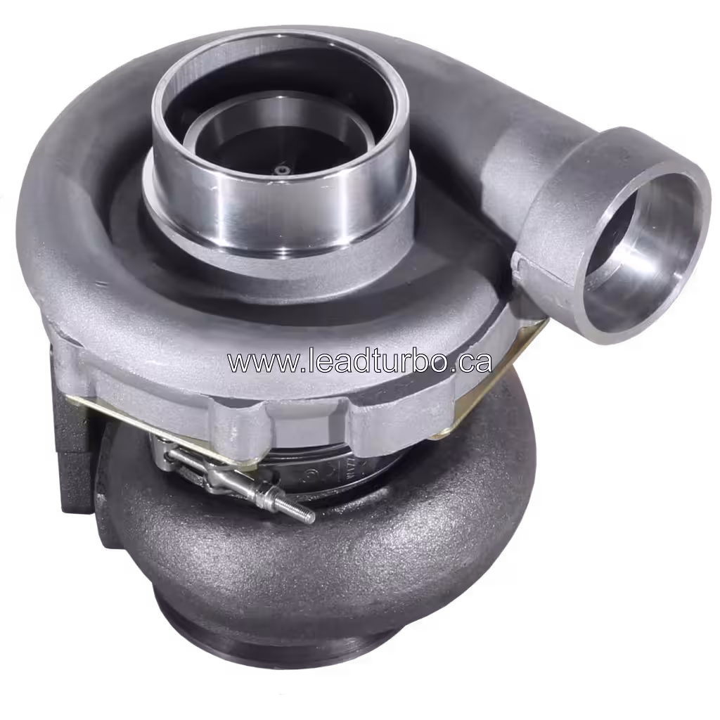 Vue avant du turbocompresseur Scania 3597654