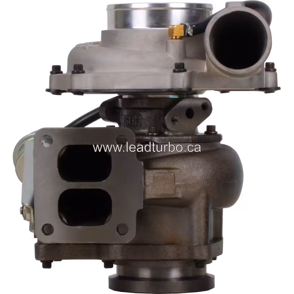 Turbocompresseur JM0013 GT3776S vue avant avec carter compresseur argenté
