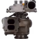 Turbocompresseur JM0013 GT3776S vue avant avec carter compresseur argenté