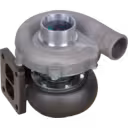 Vue avant du turbocompresseur Isuzu 6BG1