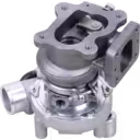 Turbocharger 0K05813700C with actuator and exhaust housing
