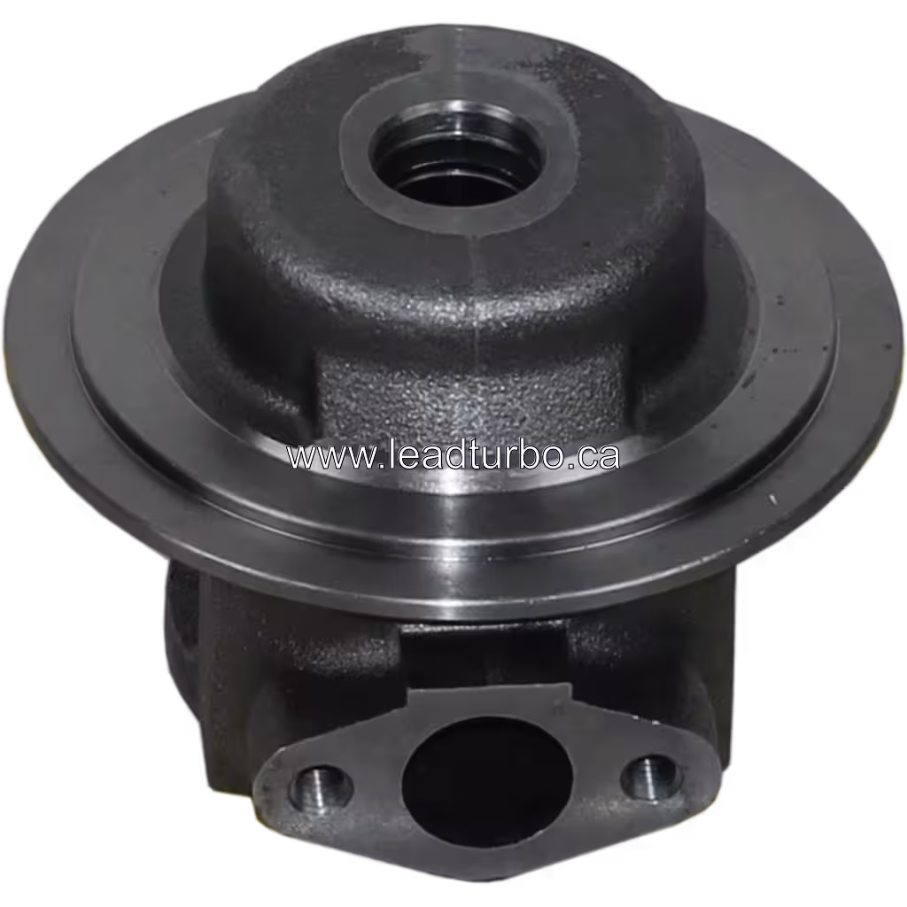 J96 turbo bearing housing top view showing threaded bore