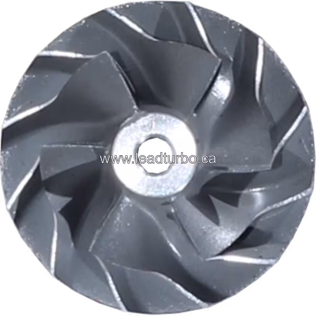 Machined metallic compressor wheel for Bobcat V2003MDITE
