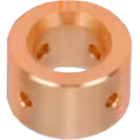 312758 S1B journal bearing bottom view at 45 degrees, smooth machined finish