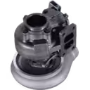 Bottom 45-degree view of 3536327 turbocharger showing exhaust flange