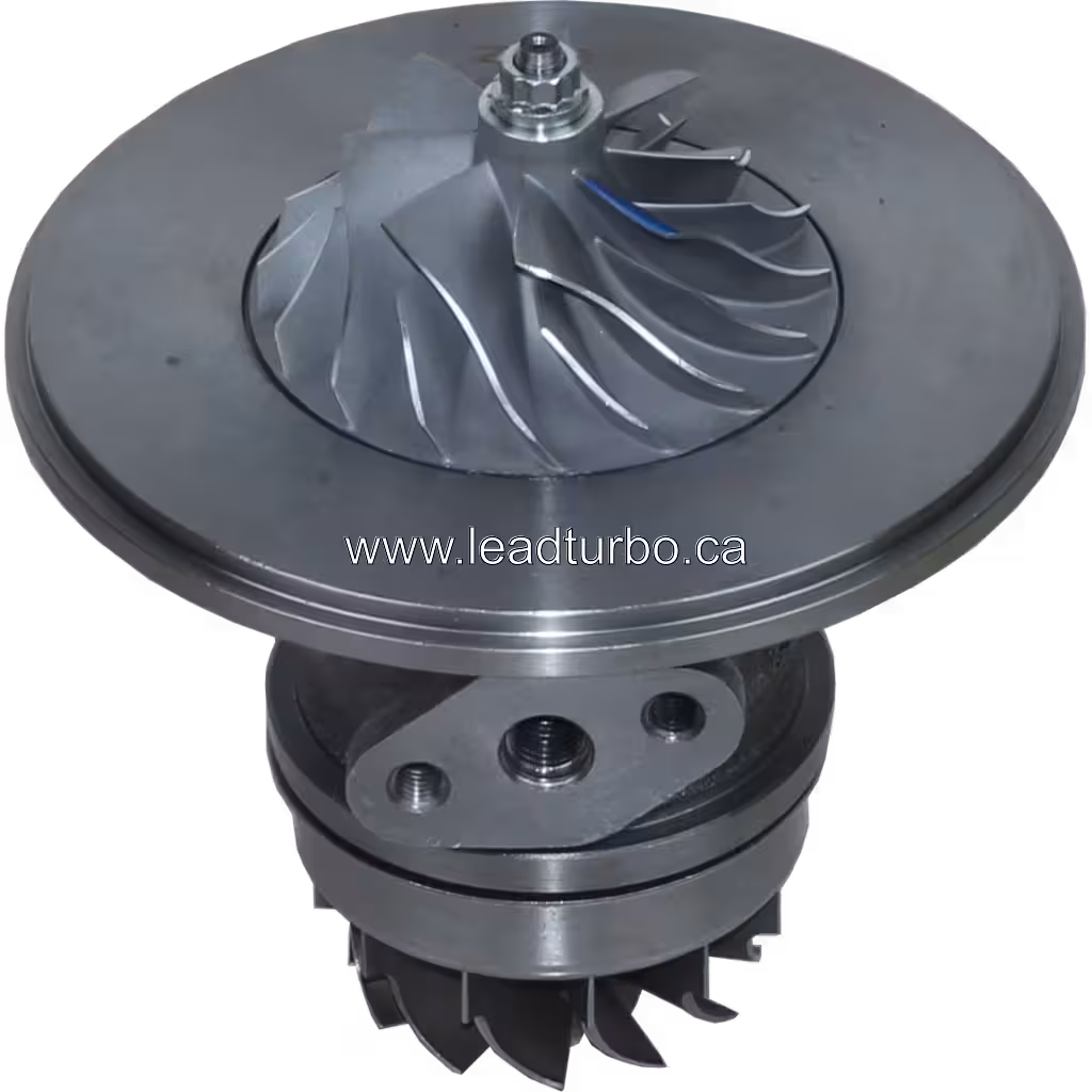 3537815 HX35W Turbo Core for Daewoo DH220-5 Cummins 6BT 45 degree view