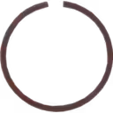3758848 HX35W Piston Ring front view