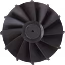 4027027 TW turbine wheel top view showing blade arrangement