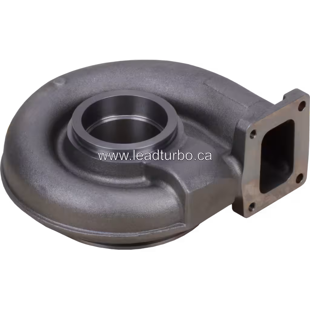 Turbine housing for IVECO Cursor 10 showing internal turbine wheel and cast metal casing