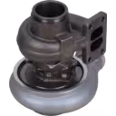 4037469 HX35 Turbocharger bottom angled view for Cummins QSB and Komatsu 6D107 applications